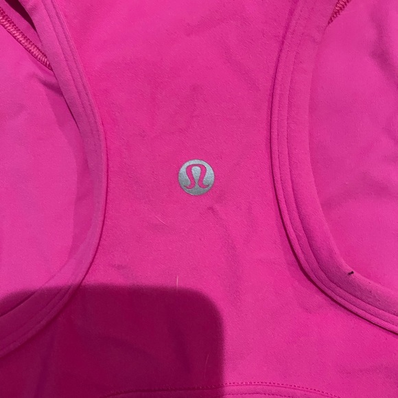 Lululemon Athletica Sport Tank Top size 2 Pink Athlesure Activewear Running - Picture 2 of 3